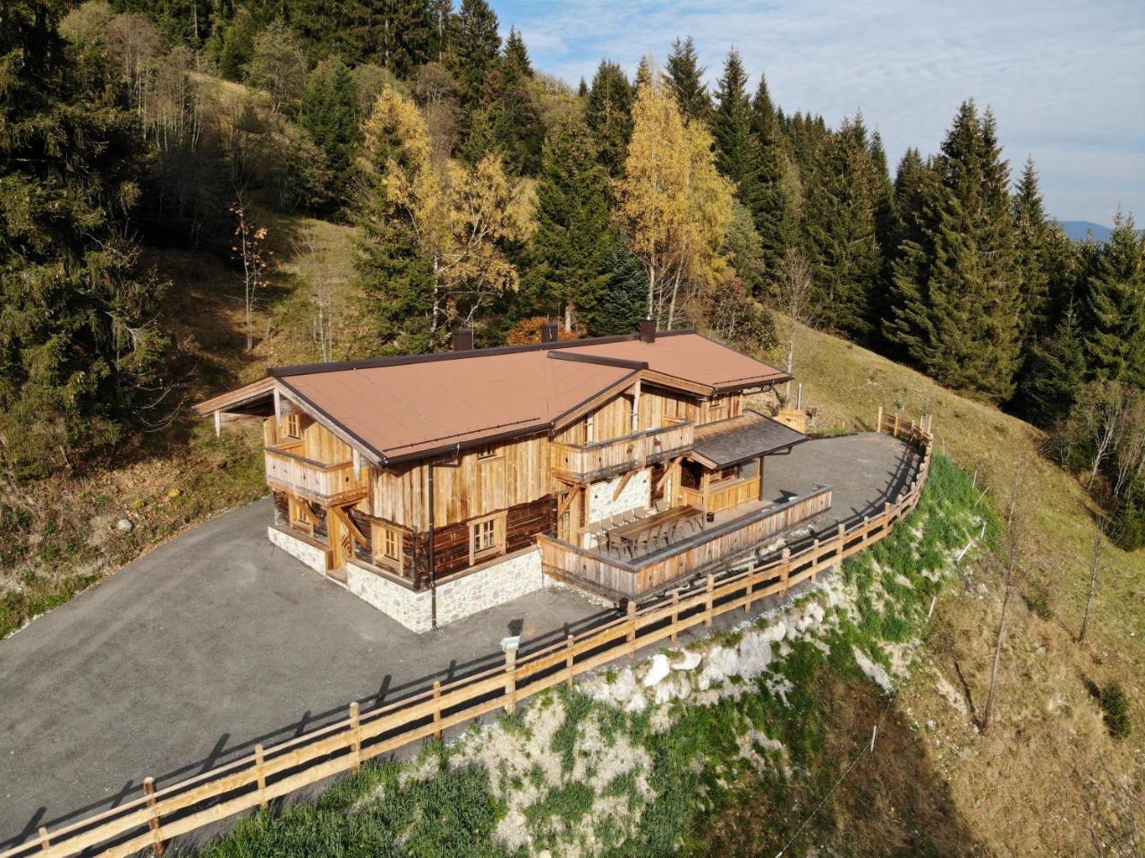 Almhuette Lengau Villa Saalbach-Hinterglemm Exteriör bild