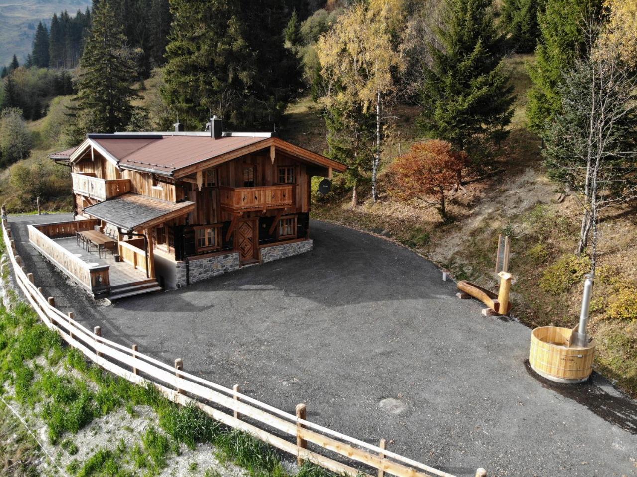 Almhuette Lengau Villa Saalbach-Hinterglemm Exteriör bild